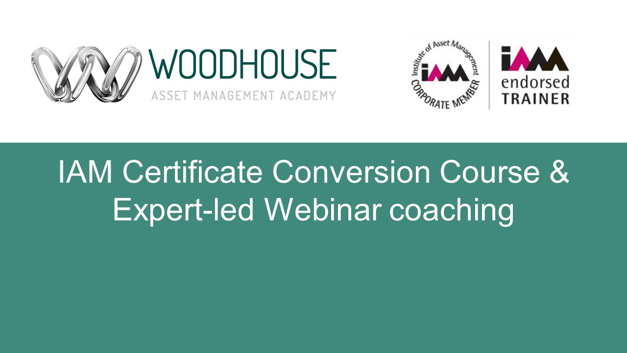 IAM Certificate Conversion Course & Expert-led Webinar coaching